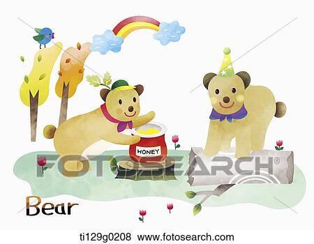 illustration of bear View Large Illustration Stock Illustration - illustration of bear. Fotosearch