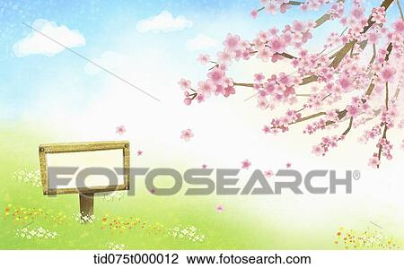 illustration of beautiful landscape with memo template View Large Illustration Drawing - illustration of beautiful landscape with memo template. Fotosearch