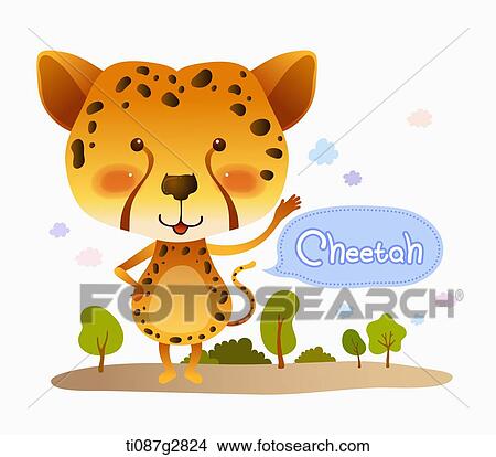 illustration of cheetah View Large Illustration Stock Illustration - illustration of cheetah. Fotosearch