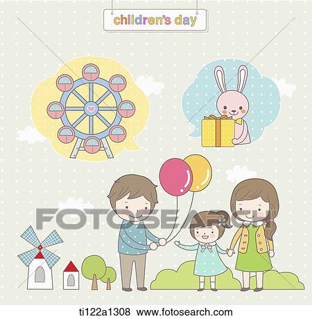 Stock Illustration - illustration of children's day. Fotosearch
