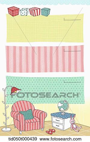 Stock Illustration - illustration of diary template featuring note page. Fotosearch