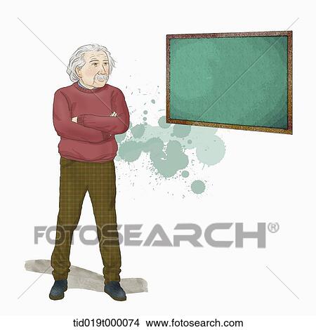 illustration of Einstein View Large Illustration Stock Illustration - illustration of Einstein. Fotosearch