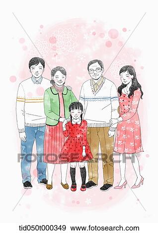 Stock Illustration - illustration of family. Fotosearch