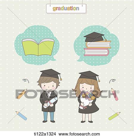 Stock Illustration - illustration of graduation. Fotosearch