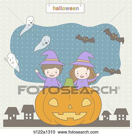 illustration of Halloween View Large Illustration Clipart - illustration of Halloween. Fotosearch
