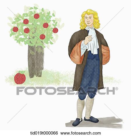 illustration of Isaac Newton View Large Illustration Stock Illustration - illustration of Isaac Newton. Fotosearch