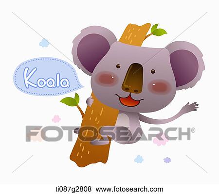 illustration of koala View Large Illustration Stock Illustration - illustration of koala. Fotosearch