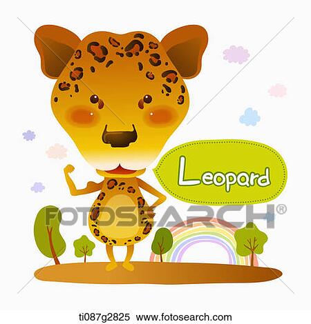 illustration of leopard View Large Illustration Stock Illustration - illustration of leopard. Fotosearch