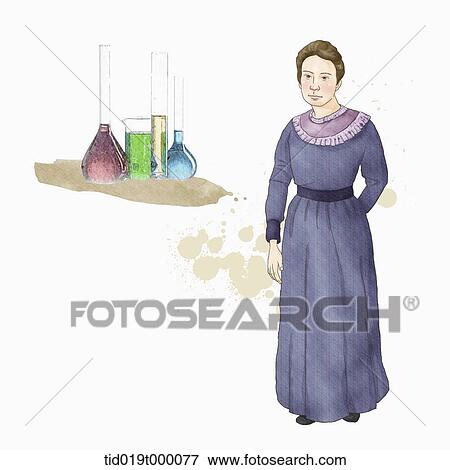 illustration of Marie Curie View Large Illustration Stock Illustration - illustration of Marie Curie. Fotosearch