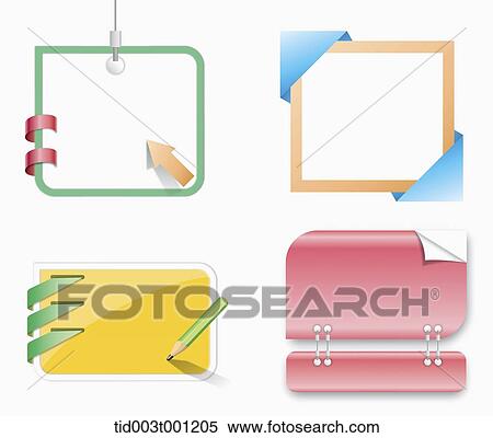 illustration of memo template View Large Illustration Stock Illustration - illustration of memo template. Fotosearch