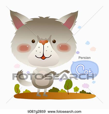 illustration of Persian View Large Illustration Stock Illustration - illustration of Persian. Fotosearch