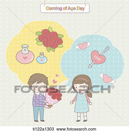 illustration of proposing View Large Illustration Drawing - illustration of proposing. Fotosearch