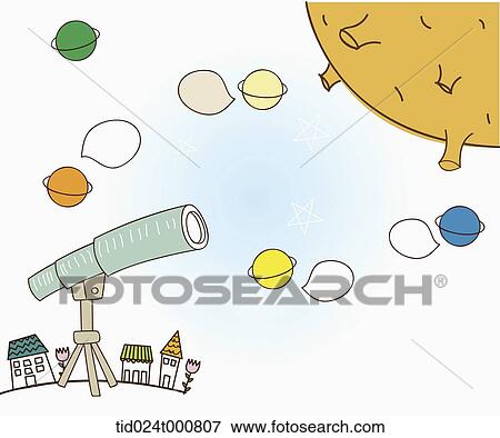Stock Illustration - illustration of telescope. Fotosearch