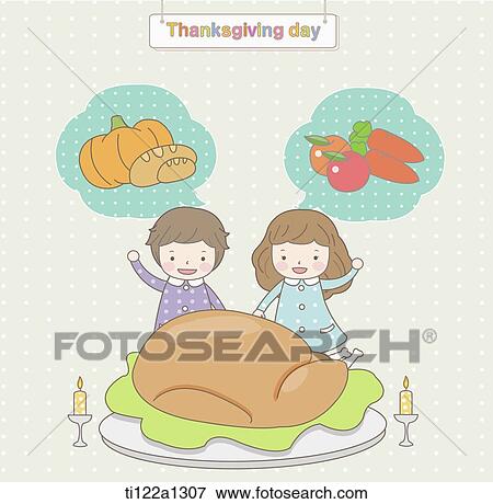 illustration of thanksgiving day View Large Illustration Stock Illustration - illustration of thanksgiving day. Fotosearch