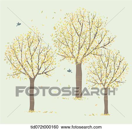 illustration of trees View Large Illustration Clipart - illustration of trees . Fotosearch