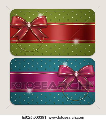 illustration of two different color, present like gift cards View Large Illustration Clip Art - illustration of two different color, present like gift cards. Fotosearch