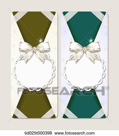 illustration of two different color, present like gift cards View Large Illustration Stock Illustration - illustration of two different color, present like gift cards. Fotosearch