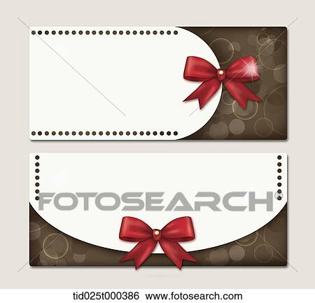 illustration of two gift cards View Large Illustration Stock Illustration - illustration of two gift cards. Fotosearch