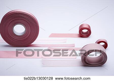 Stock Illustration - red ribbons. Fotosearch