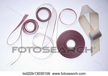 Stock Illustration - red ribbons. Fotosearch