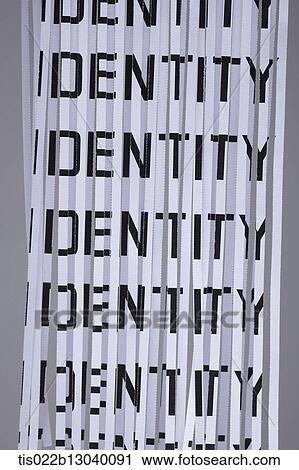 shredded paper saying identity View Large Illustration Clip Art - shredded paper saying identity. Fotosearch