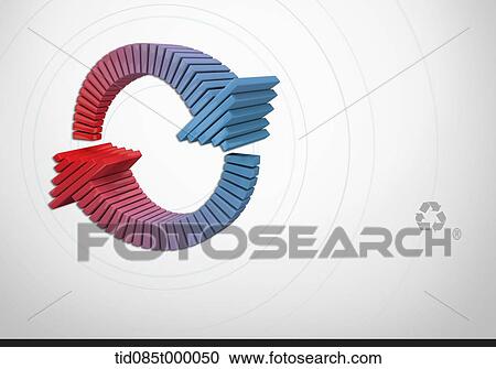 two arrows making a circle View Large Illustration Clipart - two arrows making a circle. Fotosearch