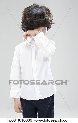 Stock Photography - a boy crying . Fotosearch