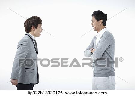 Stock Photography - a father and a son with a school uniform. Fotosearch