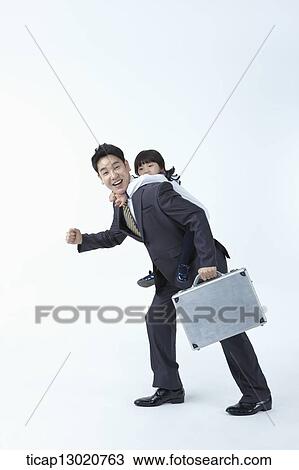 a father with his daughter on his piggy back View Large Photo Image Stock Image - a father with his daughter on his piggy back. Fotosearch