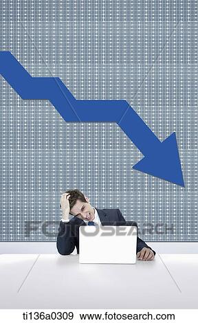 a sad business man View Large Photo Image Stock Photo - a sad business man. Fotosearch