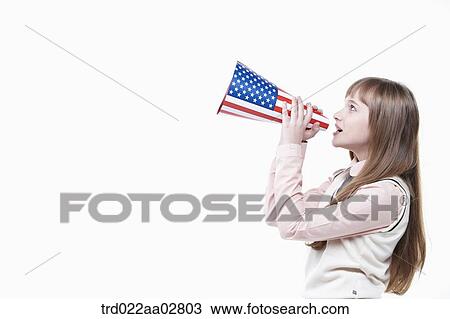 a student in uniform holding a megaphone View Large Photo Image Stock Image - a student in uniform holding a megaphone. Fotosearch