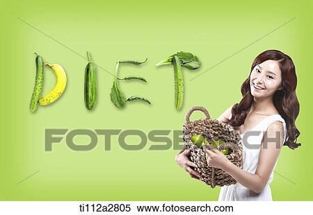 a woman on diet View Large Photo Image Stock Photography - a woman on diet. Fotosearch