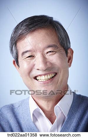 close up shot of a middle aged man laughing View Large Photo Image Stock Photo - close up shot of a middle aged man laughing. Fotosearch