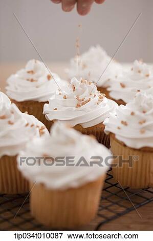 Stock Photo - cup cakes on table. Fotosearch