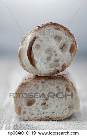 cut bread piled up View Large Photo Image Stock Photo - cut bread piled up. Fotosearch