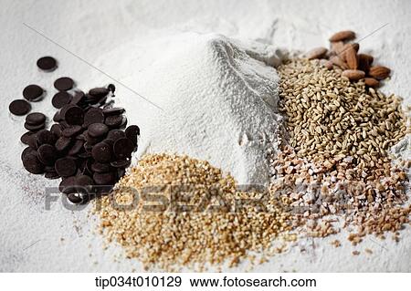 Stock Photo - ingredients of bread. Fotosearch