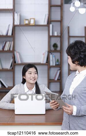 mother and daughter in study room View Large Photo Image Stock Photograph - mother and daughter in study room. Fotosearch