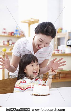 mother surprising birthday daughter View Large Photo Image Stock Image - mother surprising birthday daughter . Fotosearch