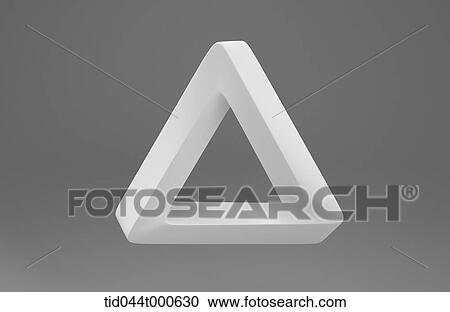 a 3d triangle in grey background View Large Photo Image Stock Image - a 3d triangle in grey background. Fotosearch