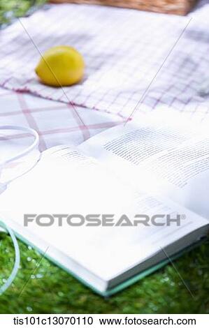 a book next to a picnic set View Large Photo Image Stock Image - a book next to a picnic set. Fotosearch