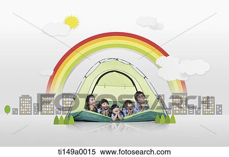 a family inside a tent View Large Photo Image Stock Photography - a family inside a tent . Fotosearch