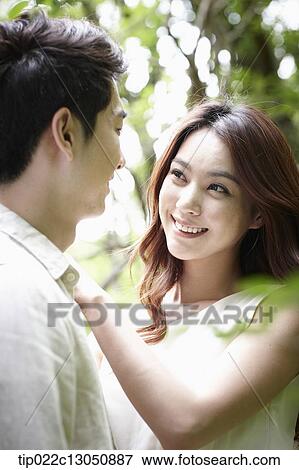 a man and a woman in the nature View Large Photo Image Stock Photo - a man and a woman in the nature. Fotosearch