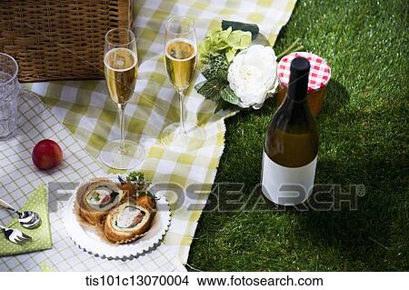 a picnic set spread out on a sheet View Large Photo Image Picture - a picnic set spread out on a sheet. Fotosearch