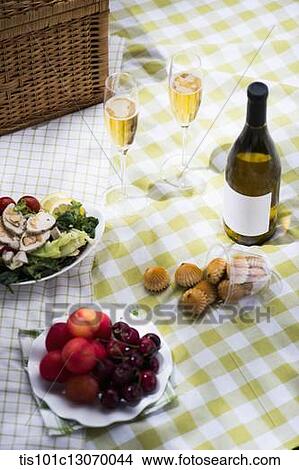 a picnic set spread out on a sheet View Large Photo Image Picture - a picnic set spread out on a sheet. Fotosearch