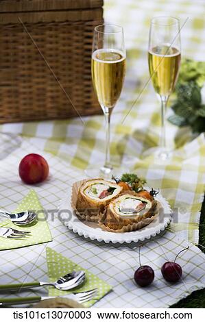 a picnic set spread out on a sheet View Large Photo Image Stock Image - a picnic set spread out on a sheet. Fotosearch