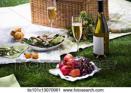 a picnic set spread out on a sheet View Large Photo Image Stock Image - a picnic set spread out on a sheet. Fotosearch