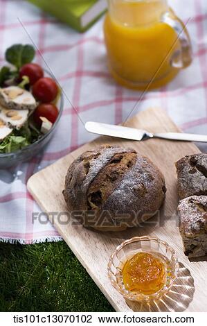 a picnic set spread out on a sheet View Large Photo Image Stock Image - a picnic set spread out on a sheet. Fotosearch