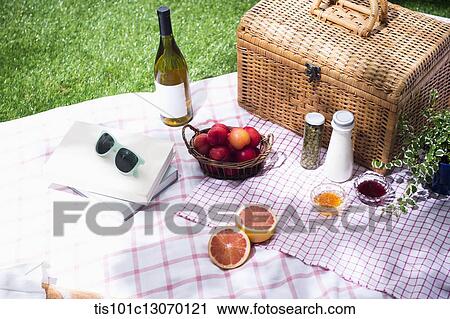 a picnic set spread out on a sheet View Large Photo Image Stock Image - a picnic set spread out on a sheet. Fotosearch