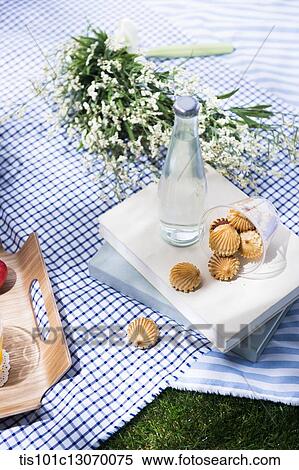 a picnic set spread out on a sheet View Large Photo Image Stock Photography - a picnic set spread out on a sheet. Fotosearch