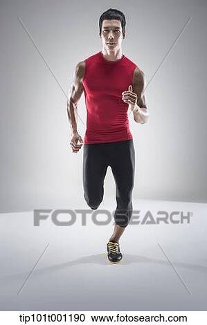a runner jogging View Large Photo Image Stock Image - a runner jogging . Fotosearch